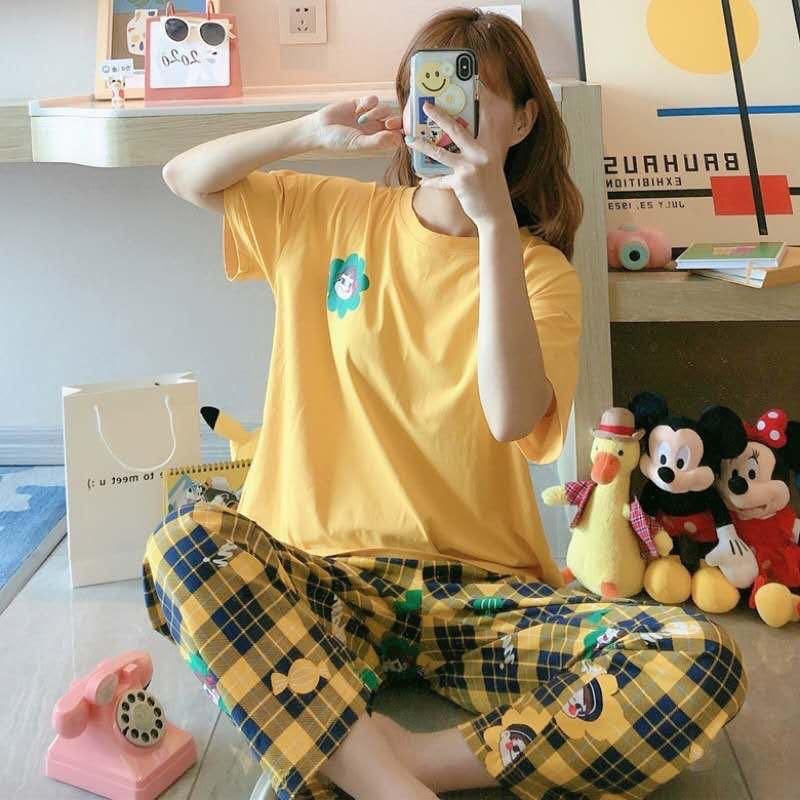 Baju tidur Cp cewek spandek import halus