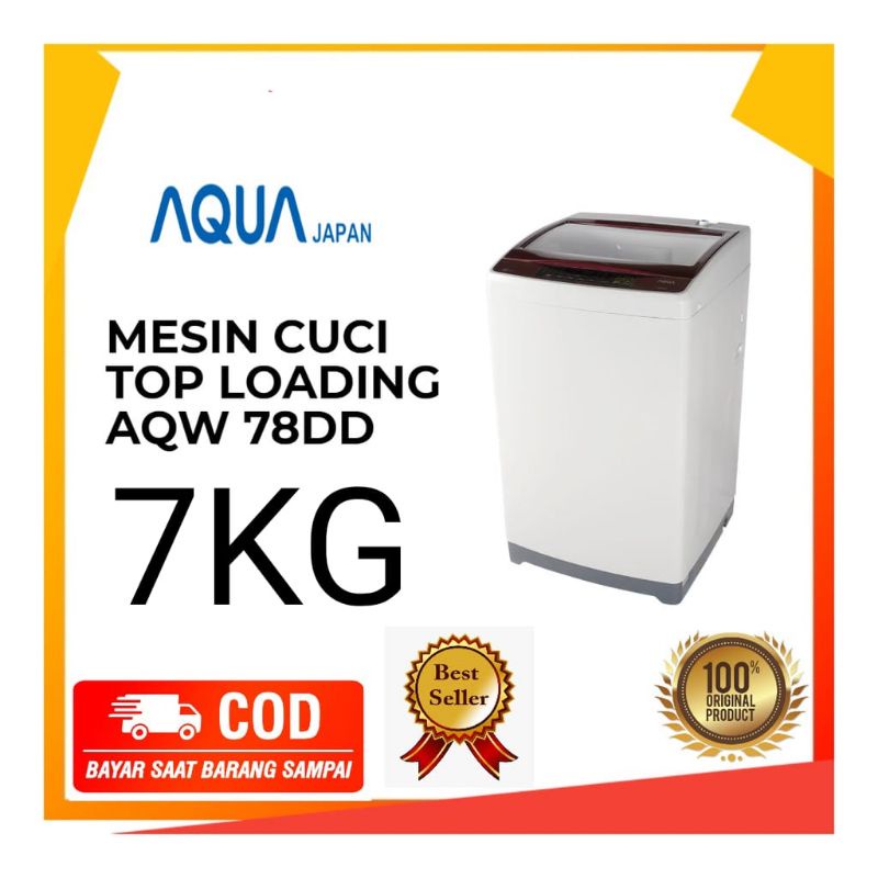 MESIN CUCI AQUA 7KG AQW-78DD