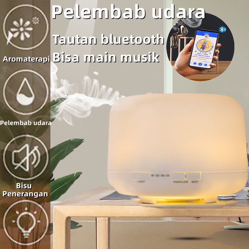 Jual Remote Air Purifier Colour Bluetooth Speaker Aromaterapi Ruangan