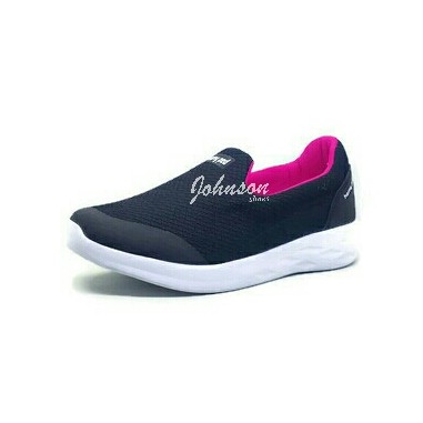 [ Johnson Shoes ] Sepatu Sneaker Sporty Casual Wanita HOMYPED - MIA Hitam Pink