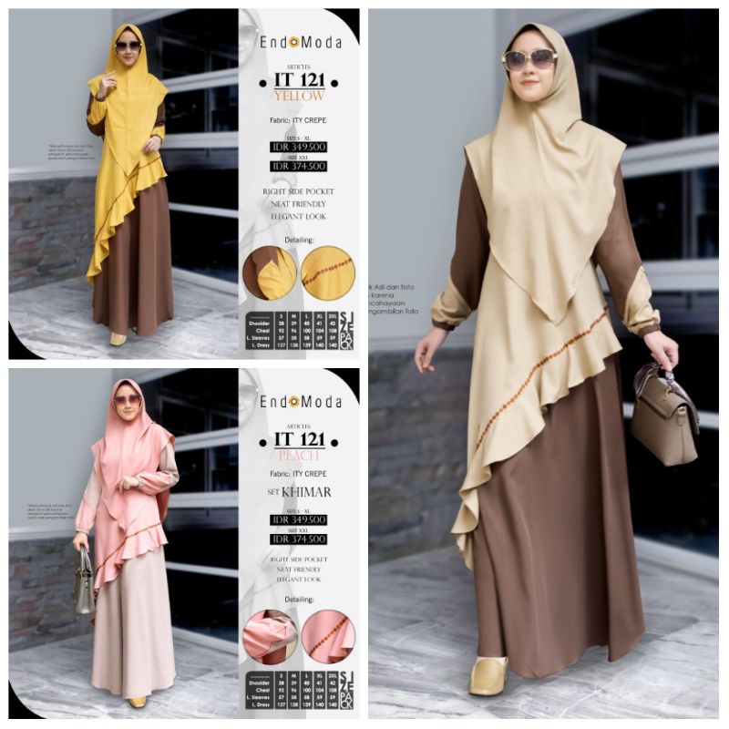 GAMIS MUSLIMAH ENDOMODA IT 121