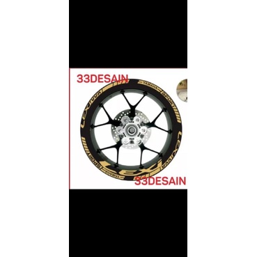 Stiker Velg Lexi VVA gold