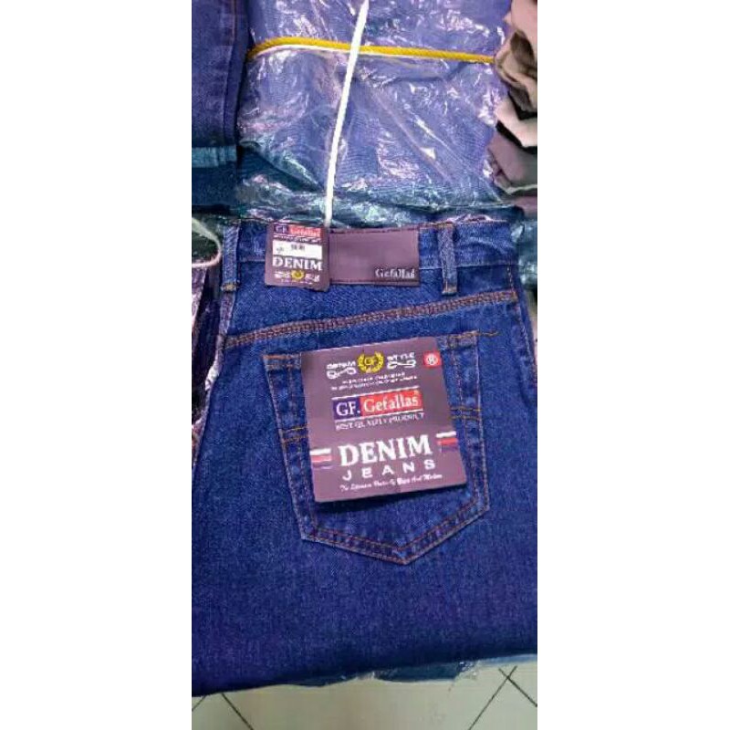 Celana panjang jeans pria jumbo/big size 39-40-41-42-43-44