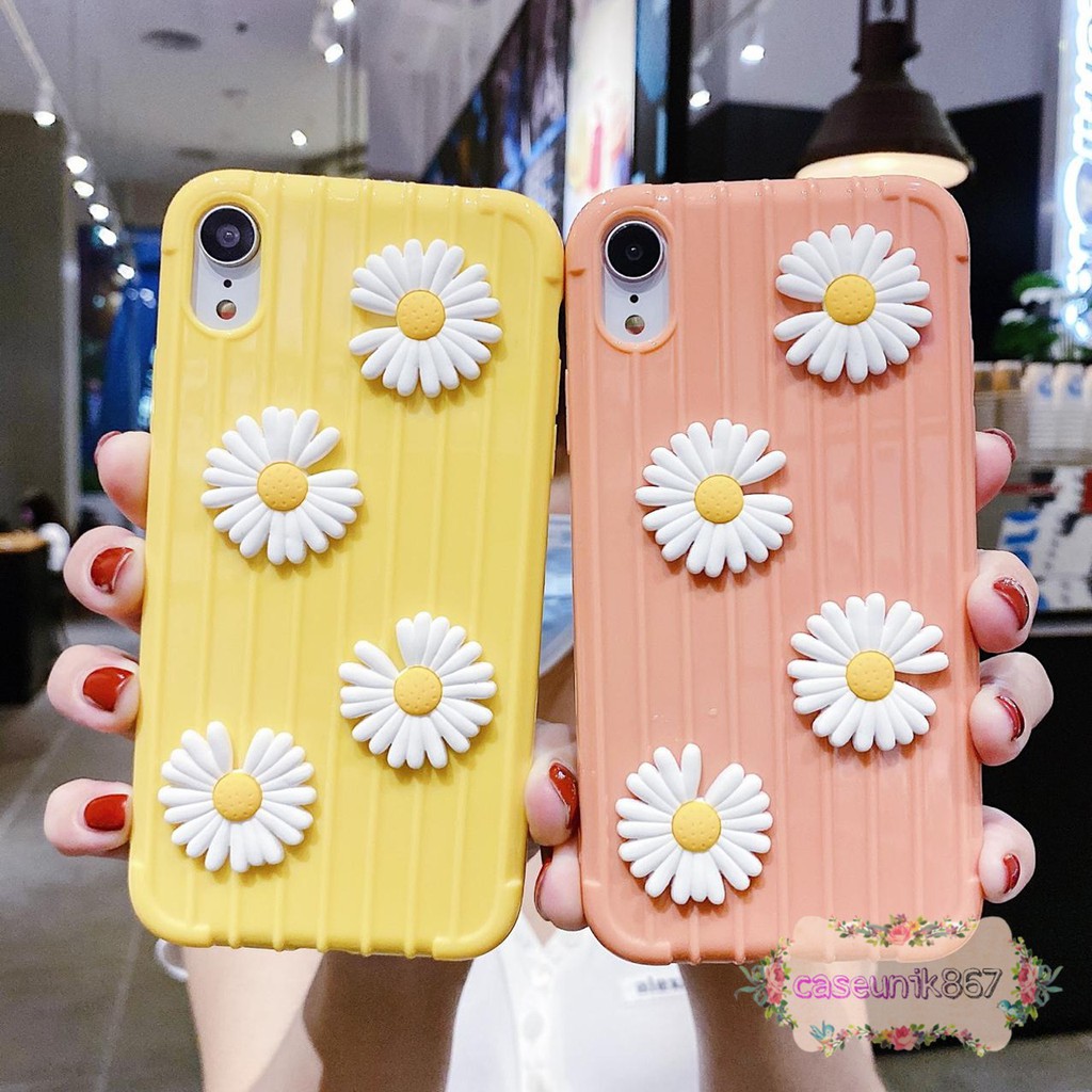 SOFTCASE BUNGA TIMBUL OPPO A5S A7 A12 F9 A83 F7 F5 YOUTH F11 PRO A52 A92 A72 A74 CS632