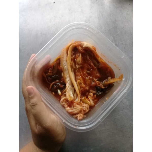 

Kimchi homemade 1kg/1000g /kimchi halal/kimchi murah/koreanfood/acar korea