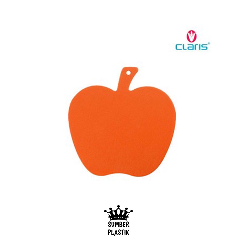 Claris 2408 Talenan Plastik Apel Anti Bacterial Apple Delica Cutting Board