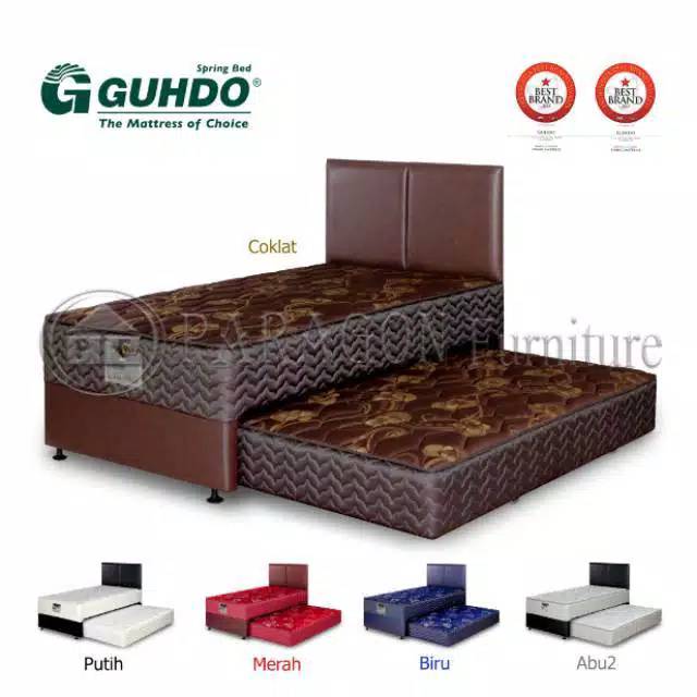 SPRING BED GUHDO 2 IN 1 SPRING BED 2 IN 1 SPRING BED TWO IN ONE KASUR TWO IN ONE KASUR SORONG MATRAS