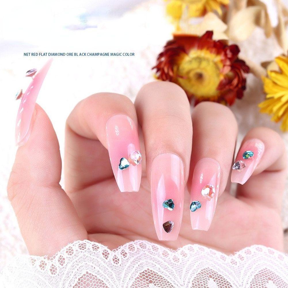 Mxbeauty Charms Kristal Berlian Imitasi Aksesoris Nail Art / Manicure DIY