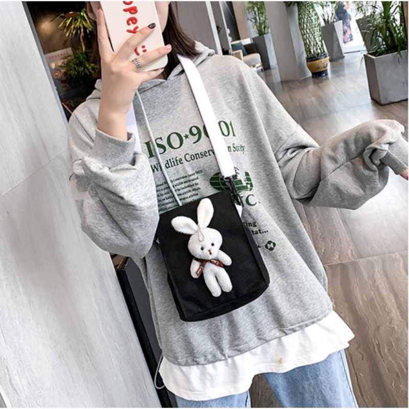 HOT SALE 19 DISKON TAS IMPORT/TAS SELEMPANG MINI/TAS IMPORT MODEL KOREA STYLISH JALAN JALAN/TAS SELEMPANG BONEKA ALA ALA KOREA/TAS IMPORT MODEL TERBARU/TAS HANGOUT ANAK REMAJA