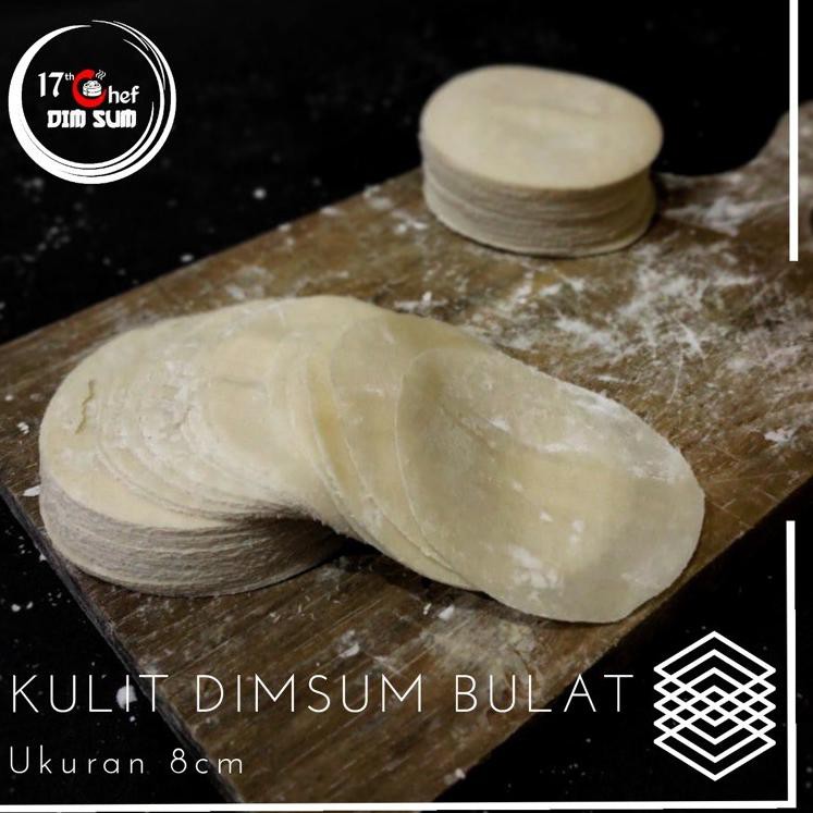 

TERLARIS Kulit Dimsum/Gyoza/Pangsit (Bulat 8Cm)