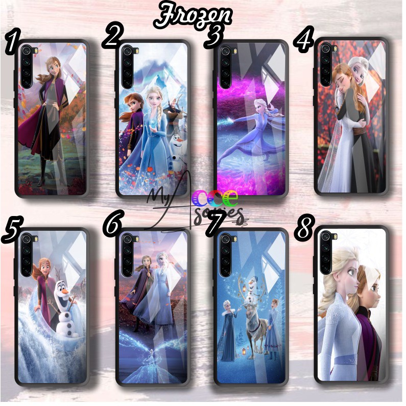Back case glass FROZEN xiaomi redmi 3 4a 5a 6 6a 7 7a 8 8a Pro 9 9a Note 3 4 5 6 7 8 9 10 Pro MY2970