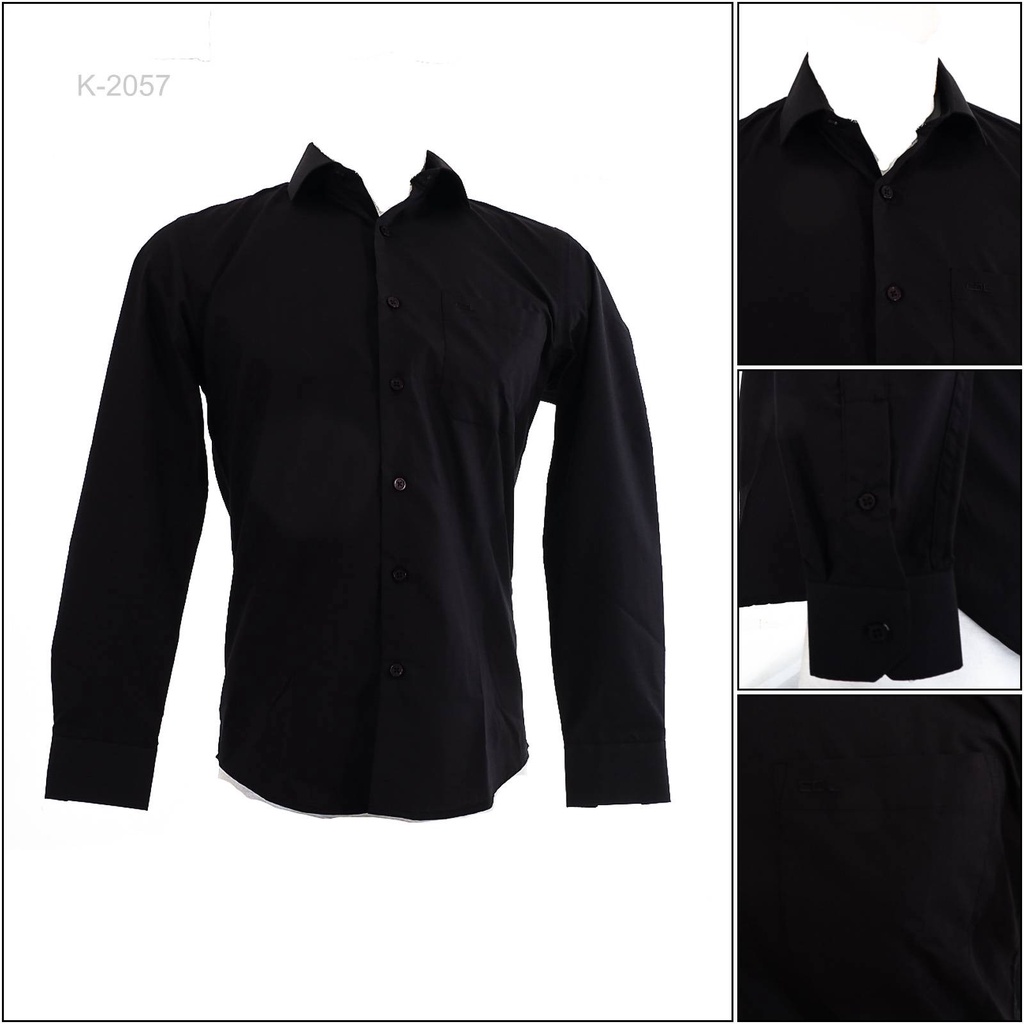 Kemeja Formal Cowok Lengan Panjang CDL M-L[K2057]