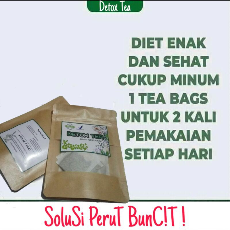 GreenTox Tea Pelangsing Badan Herbal - Peluntur Lemak Jahat