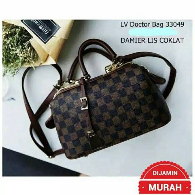 Fashion Wanita tas cewek tas wanita BAG LV DOCTOR tas import batam