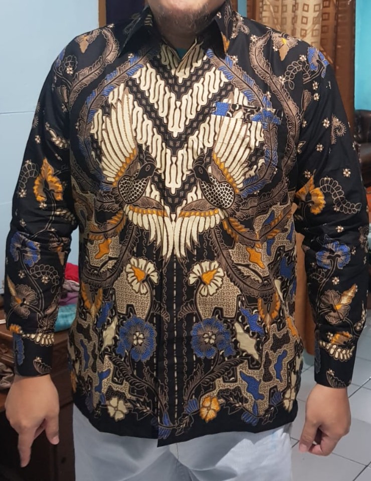Batik Pria Alfariqoh Lapis Furing Katun Halus Sragenan Size M-xxl Asli Solo High Quality