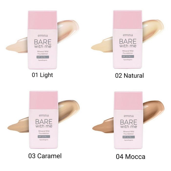 ✦SINAR✦ Emina Bare with Me Mineral Mild Foundation