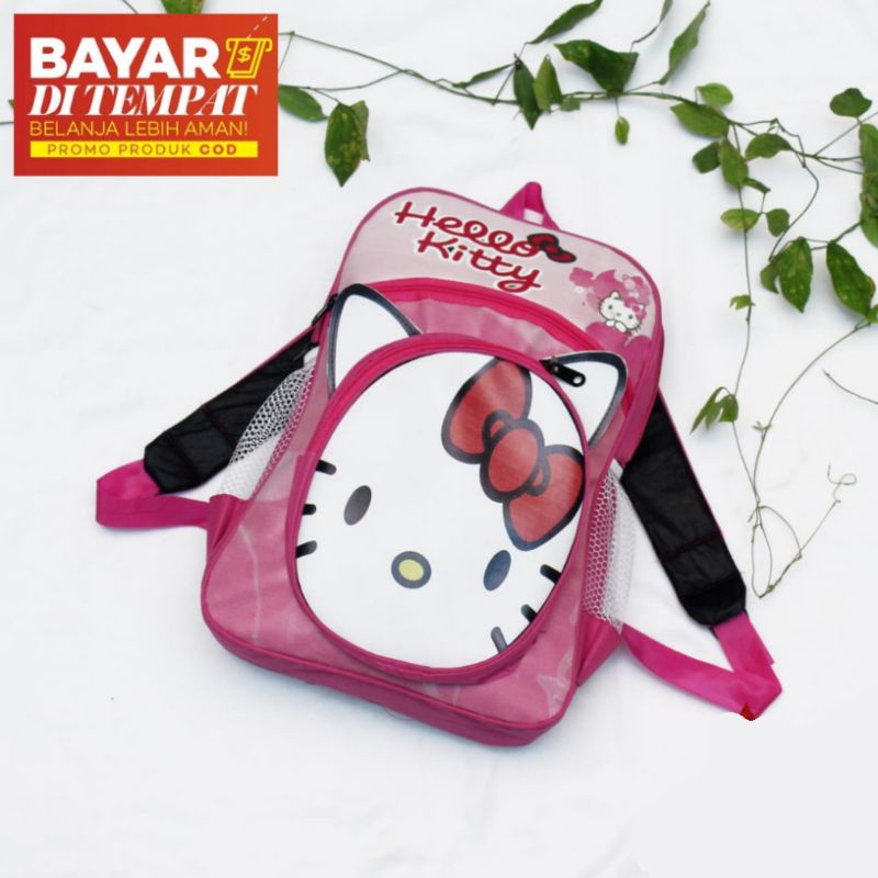 Tas Anak Hello Kitty Tas Sekolah Ransel Playgroup TK SD Model Karakter