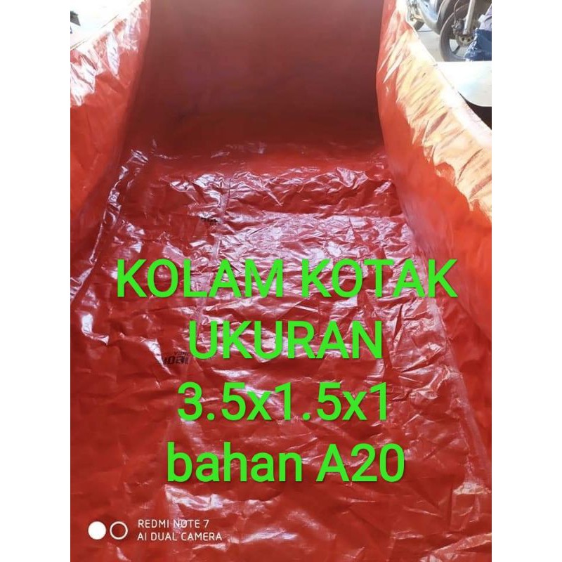 TERPAL KOLAM IKAN 3.5x1.5x1 bahan A20 BUCHEON KOREA
