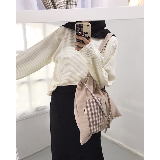 TOTEBAG KOREA/TAS WANITA/TAS KULIAH/TAS BAHU