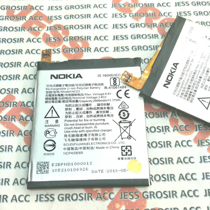 Baterai Battery Batre Original Cabutan NOKIA 5 Android HE321 , HE-321