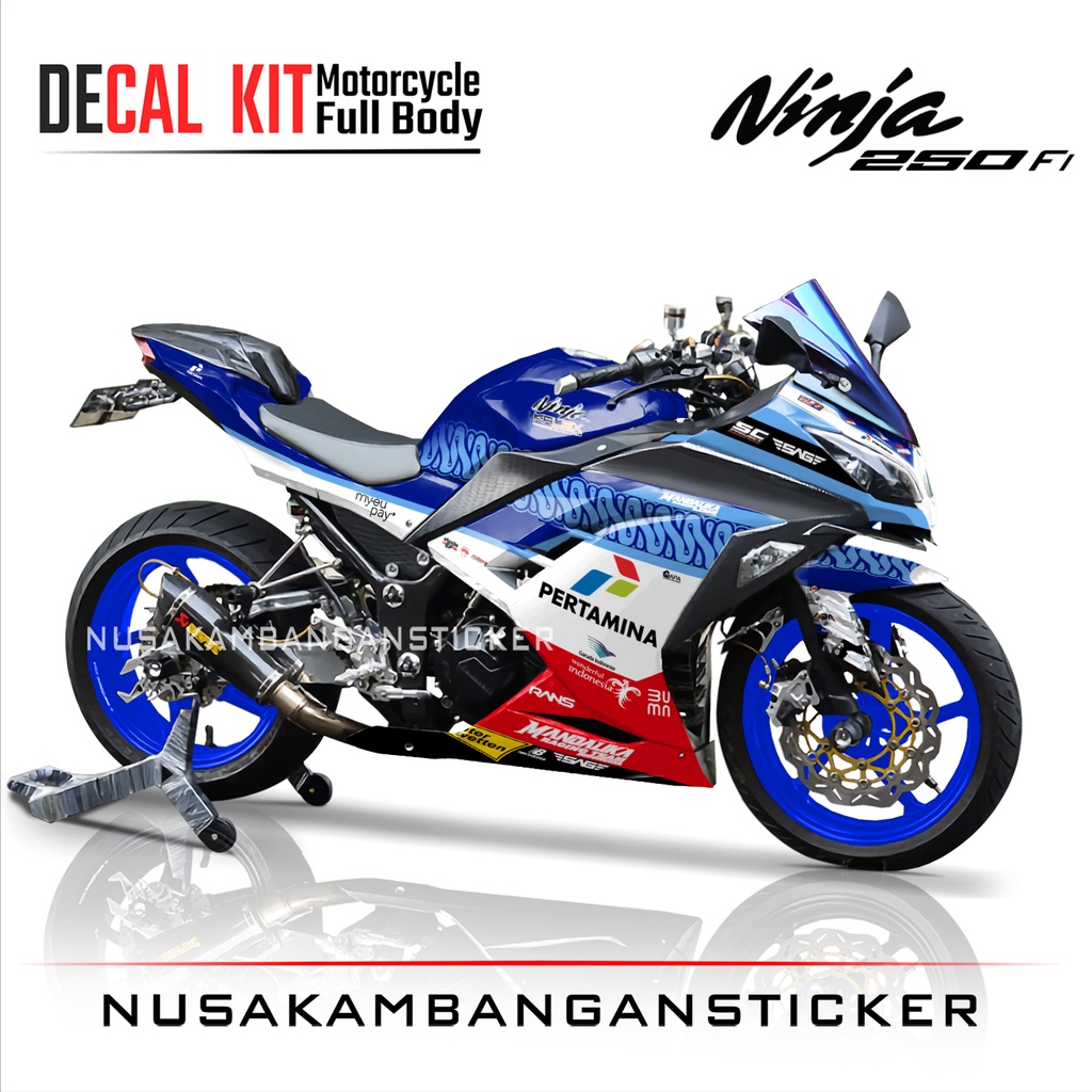 Decal Stiker Ninja 250 Fi Mandalika