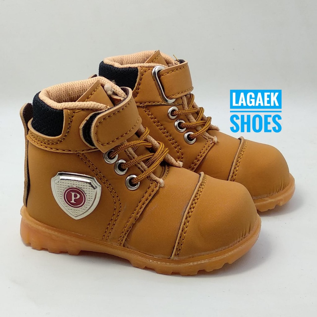 NGABISIN STOK SISA 1 Sepatu Boots Anak Laki Usia 3 4 Tahun - Sepatu