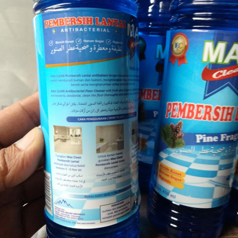 Max Clean pembersih lantai keramik pembersih lantai kesat pembersih lantai segar floor Cleaner botol 450ml