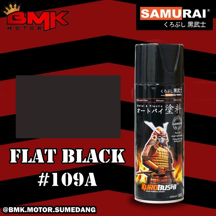 SAMURAI PAINT FLAT BLACK #109A