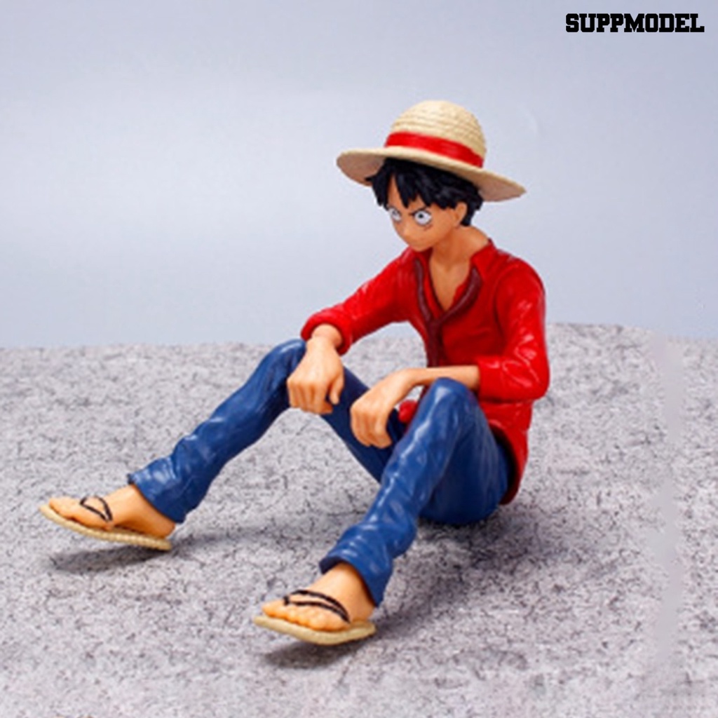 Mainan Action Figure Model Luffy Ekspresi Wajah Lucu Untuk Koleksi