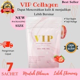 [COD] Minuman Pemutih Kulit VIP Collagen Whitening Glowing Drink Super Antioksidan dengan Kandungan Red Beet - 1 Pouch