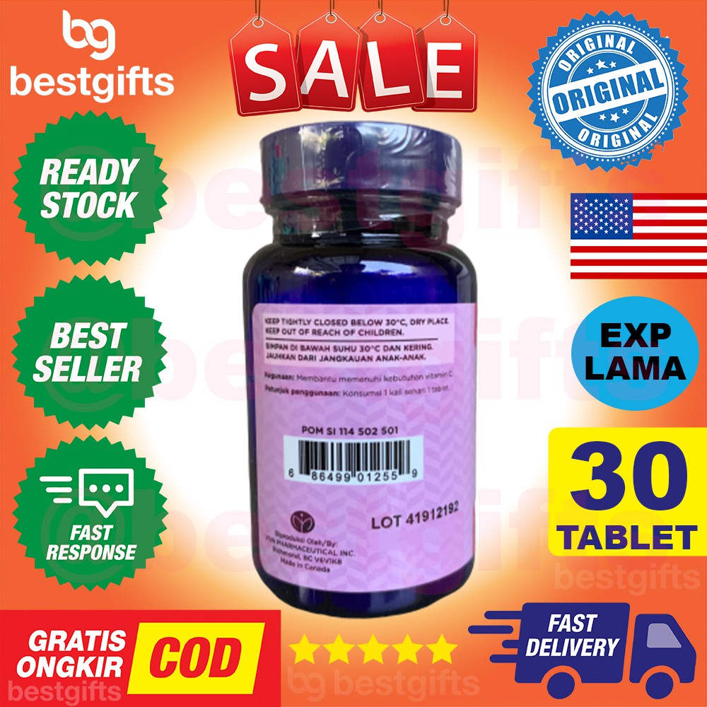 WELLNESS EXCELL EXCEL C VITAMIN DAYA TAHAN TUBUH VIT C 300 MG 300MG ANTIOKSIDAN KOLAGEN 30 TABLET