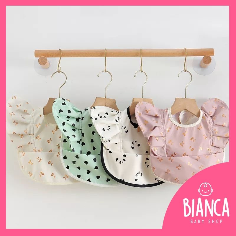 BIANCA - Bibs Anak / Slabber Anak Angel Wings PREMIUM DENMARK