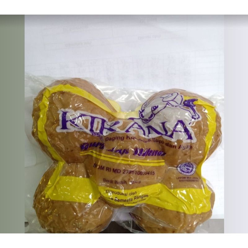 

Kirana Bakso Jumbo Mercon 500gr Isi 5
