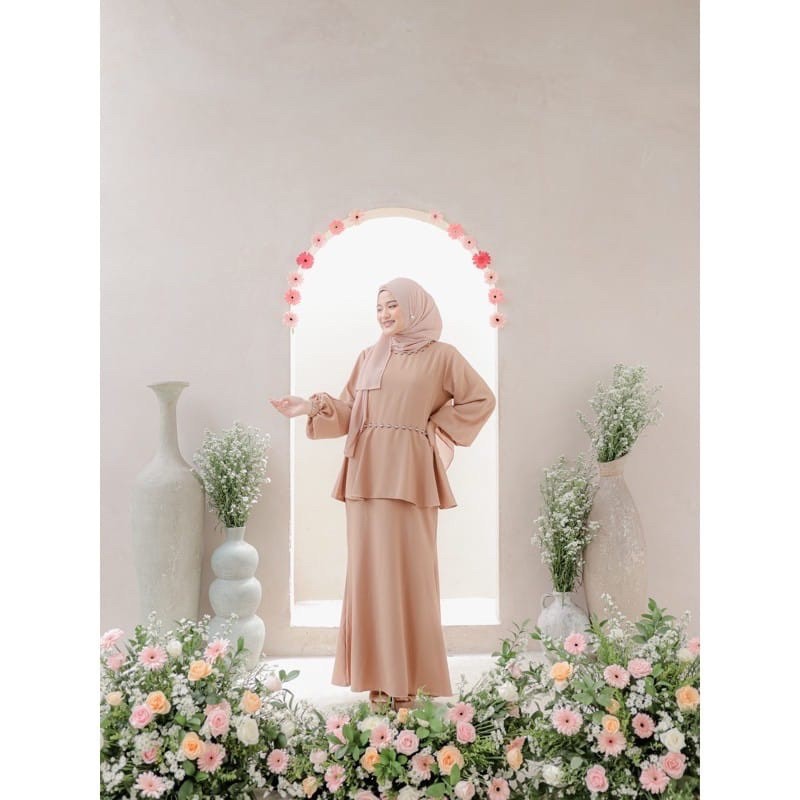(DBY) GAMIS XIOLY DAILY BUSUI WANITA DRESS MOSCREPE PREMIUM