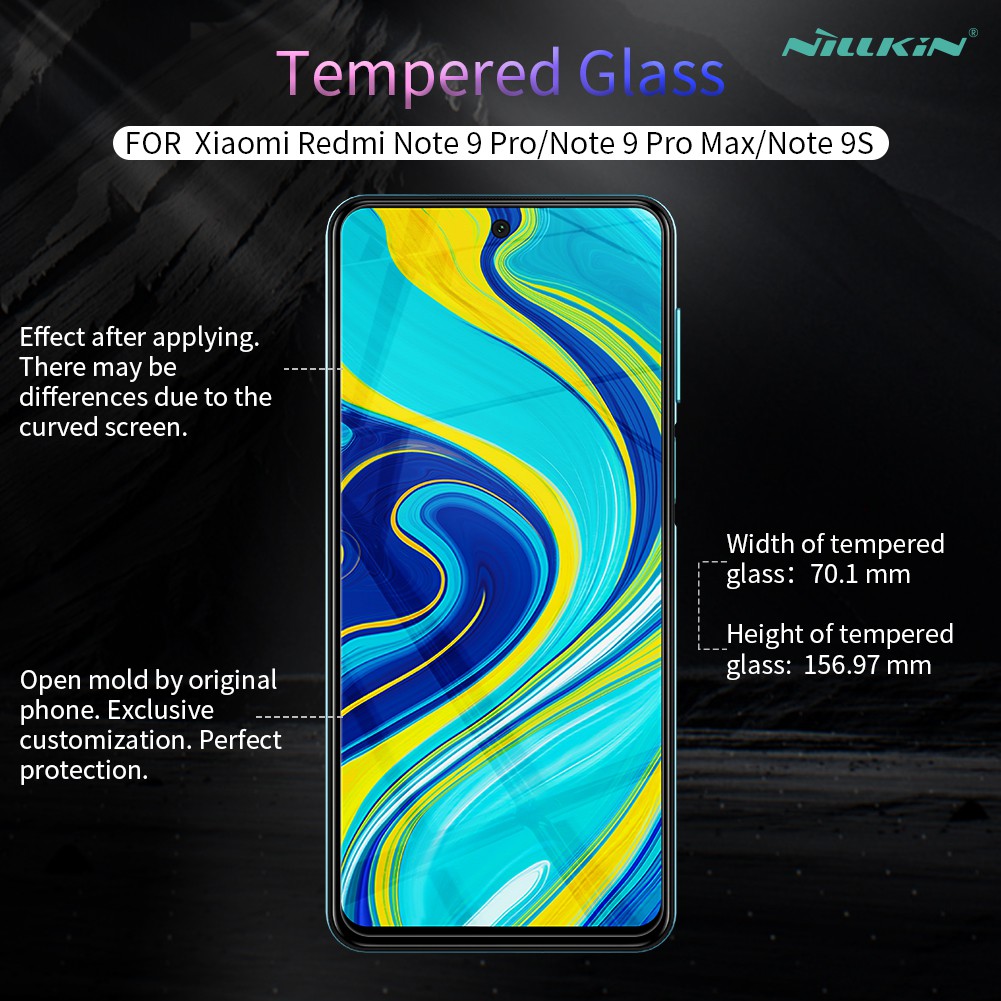 Tempered Glass XIAOMI Redmi Note 9 Pro Anti Gores 25D Original H+ Pro