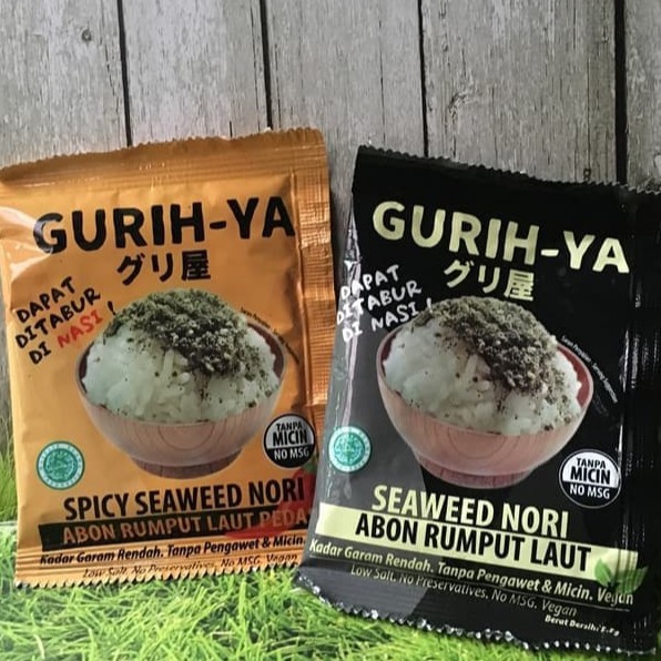 

Blommie TTF Gurih Ya Gurihya Seaweed Nori Seasoning (Abon Rumput Laut) Sachet 5.5gr Rasa Original