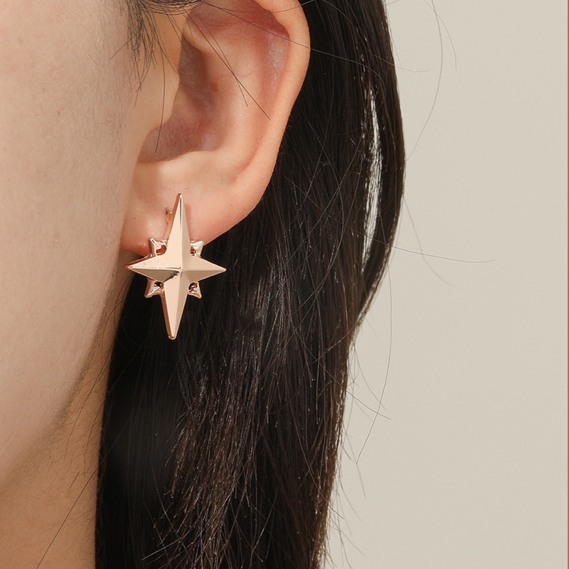 Anting Stud Bentuk Bintang Untuk Wanita