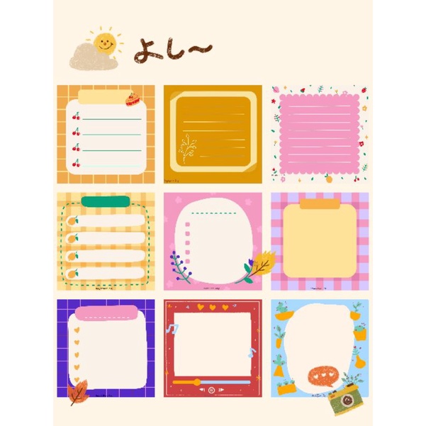 

[BISA COD] MEMO PAD 10 LEMBAR/MEMO AESTHETIC