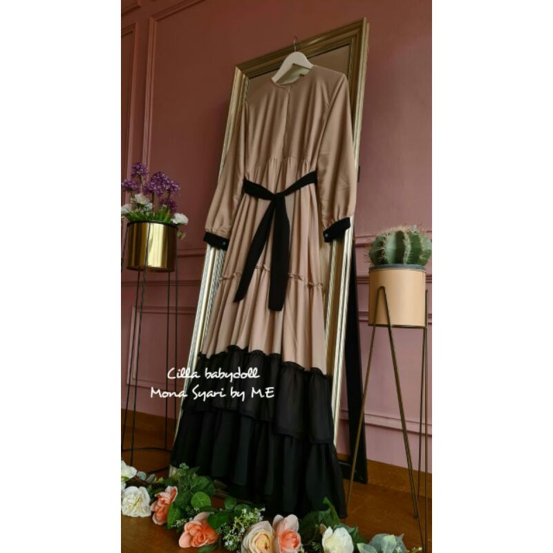 GAMIS NEW CILLA DRESS MONA SYAR'I BY ME