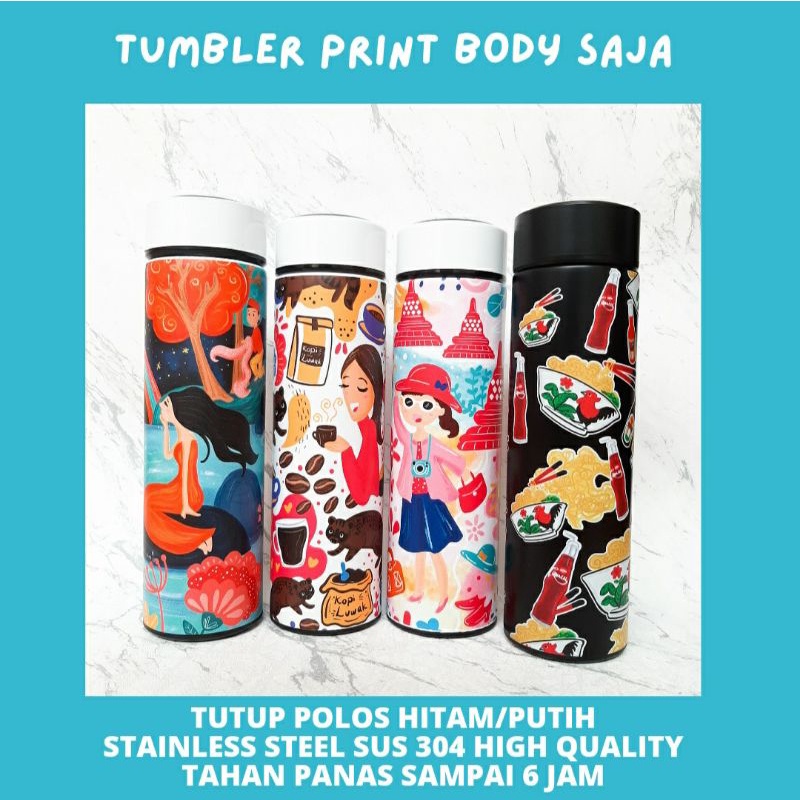Hampers Kado Tumbler Termos (tutup polos)