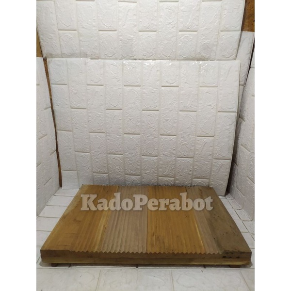 Papan Cuci - Gilesan Cuci - Papan Cuci Baju - Gilesan Kayu TANPA SAMBUNGAN L