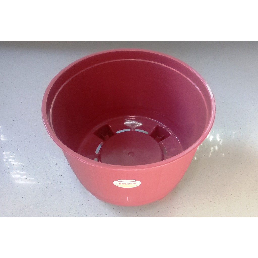 Pot Kaki Tanggung No.2 D19.5cm T14.5cm Tanaman Bunga Bibit -Trixy