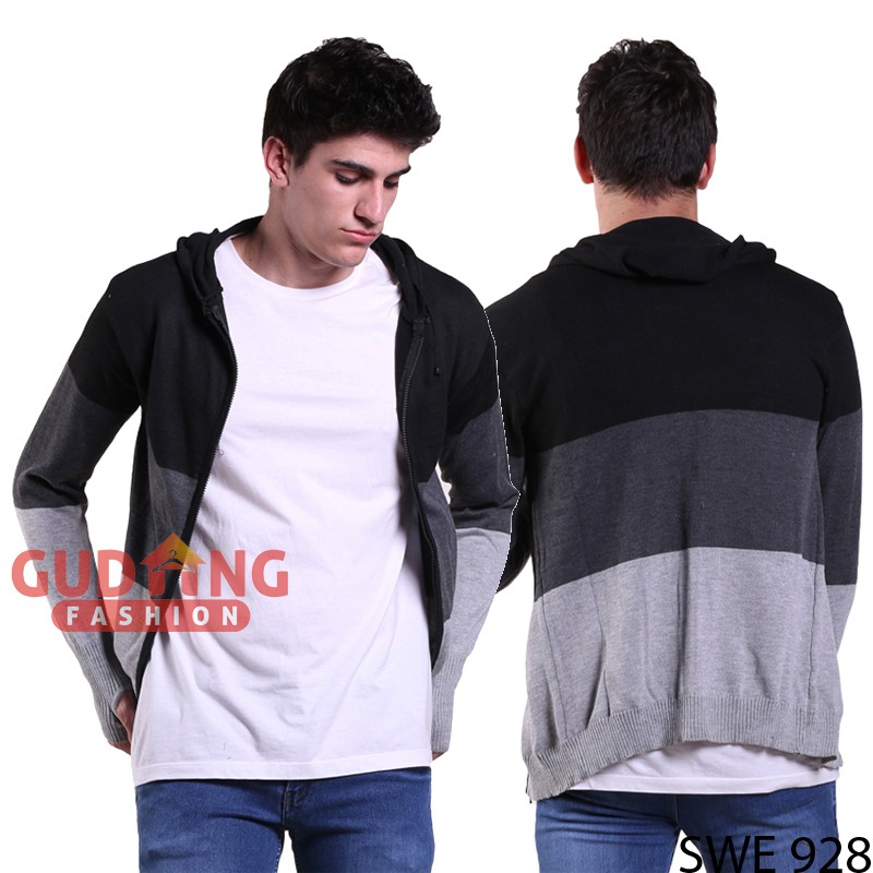 Sweater Hoodie Kombinasi Warna SWE 928