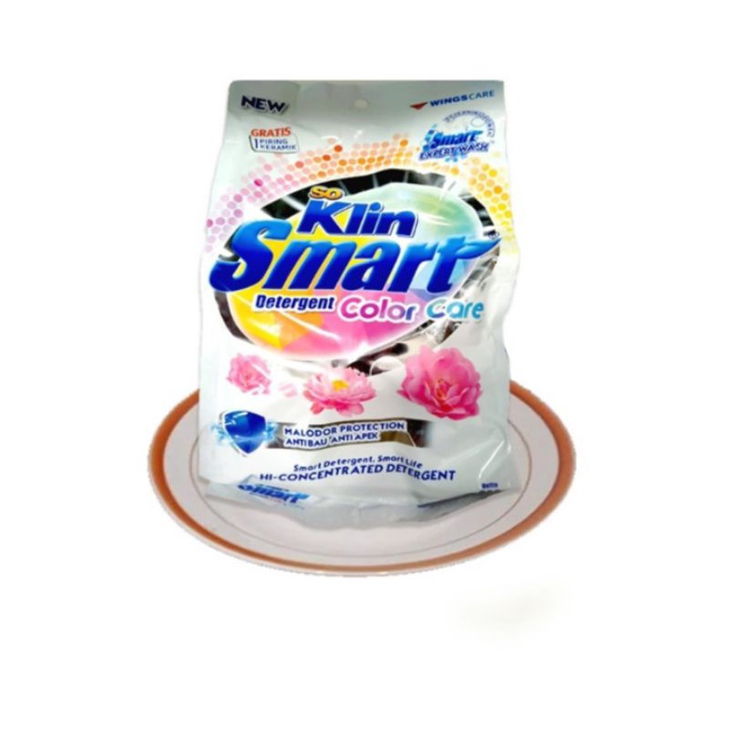 soklin smart det bubuk colour care 800g
