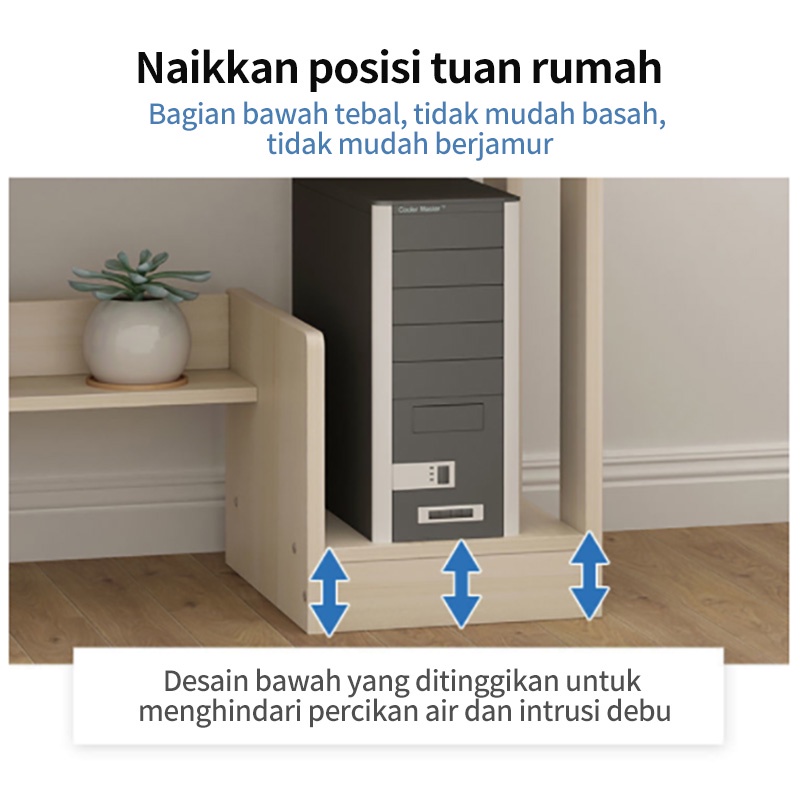 Pocket Dragon Meja Komputer Meja PC Kayu Meja Belajar Meja Kerja Meja Rumah Meja Kerja Meja PC(A108)