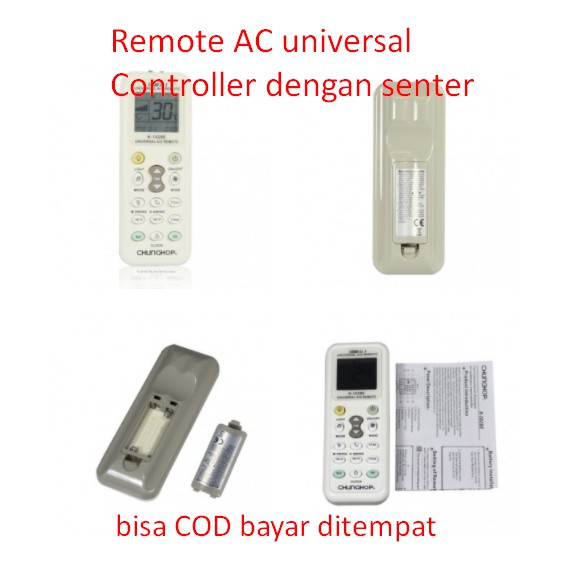 Jual Remote Ac Universal Controller Dengan Senter Shopee Indonesia