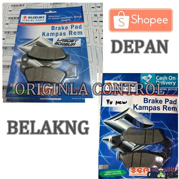 Dispad diskpad kampas rem DEPAN BELAKANG satria Fu fi satria Fu injeksi Satria Fu New