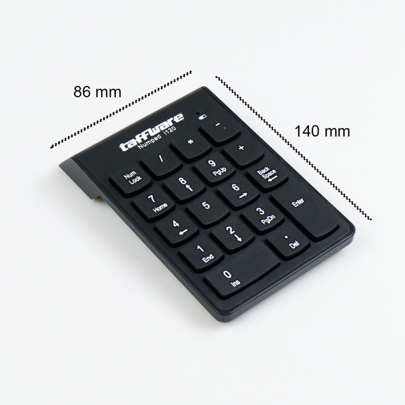 Taffware Keypad Numeric Wireless 2.4 GHz 10 Meter - i120 - Black