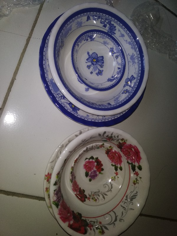 Piring Sambel Melamin - Piring Motif Bunga - Piring Kecil - Piring Saos  - Ctuong 49