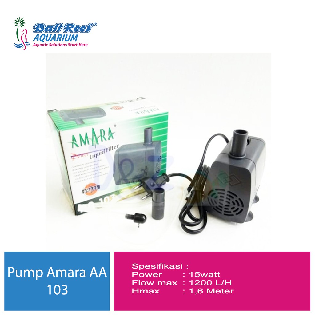 Amara Aa 103 Pompa Celup Aquarium Amara